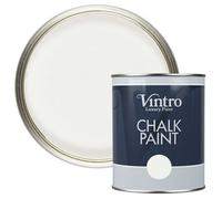 Vintro Pure White Chalk Paint/furniture Paint Matt Finish 1 Litre (Crystal)