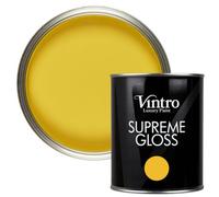 Vintro Yellow Gloss 1L Walls, Ceilings, Metal & Wood (Sunflower)