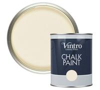 Vintro Yellowy Cream Chalk Paint/furniture Paint Matt Finish 1 Litre (Buckingham)