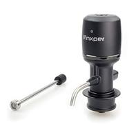 Vinxper Wine Aerator Adjustable 0-4 Hours, Rechargeable Wine Air Aerator, Electric Wine Decanter, Wine Pourer for Wine, Gift for Men, Boyfriend, Dad (Matte Black)