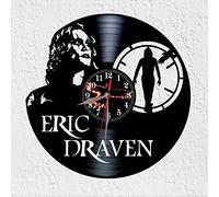 VINY WOODY Vinyl Record Wall Clock Silhouette Brandon Lee Decoration