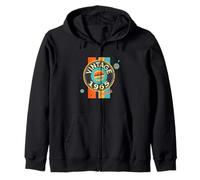 Vinyl 1965 Birthday Record Player Vintage Zip Hoodie