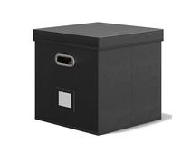 Vinyl Album Storage, Stackable Record Storage with Lid | Media Storage Ideal for Students, Travel, Family Moving Home, DJ Music, Photography and Studio