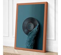 Vinyl and Weathered Branch Canvas Wall Art Print 30x20 Inch (76 x 51 cm)