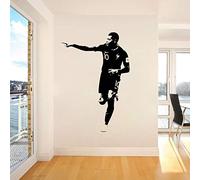 Vinyl Art Decal Wall Sticker France PSG Kylian Mbappé Football Sports boy Bedroom Decoration Famous Soccer Player Star Poster Kids Gift