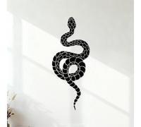 Vinyl Art Sticker Abstract Animal Snake Ethnic Style 41.6x103.5cm It Won't Fall Off Black