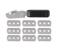 Vinyl Back Paper Slitter Cutter Manual Knife For Car Tinting And Backing Paper With 10 Extra Blade-dwdz Black silver