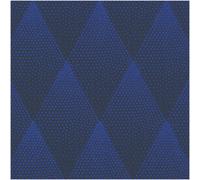 Vinyl Blue Black Geometric Textured Wallpaper Rhombus Glitter Feature Wall