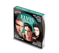 Vinyl Buddy Elvis 4 Piece Coaster Set
