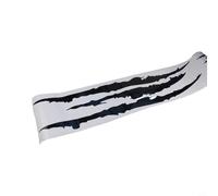 Vinyl Claw Marks Decals 3pcs Car Hood Stickers Scratch Design For Headlights Bumper Black Or White(Black)