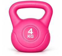 Vinyl Coated Cement Kettlebell Weights 4kg-20kg, Home Gym Fitness Equipment for Strength Training, Full Body Workouts, Swings, Squats and Weightlifting