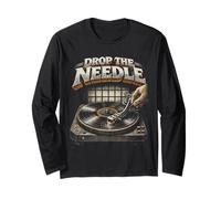Vinyl Collector Drop The Needle Long Sleeve T-Shirt