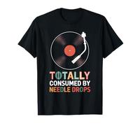 Vinyl Collector Totally Consumed by Needle Drops T-Shirt
