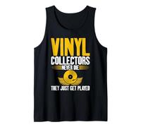 Vinyl Collectors Never Die They Just Get Played Vinyl Tank Top