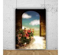 Vinyl Custom Tales Photography Backdrop Dream Door Birthday Portrait Background Photo Studio Party Background for Festival