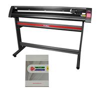 Vinyl Cutter Plotter Extra Large 59 inch Optical Eye Laser Guiding Business Sign Sticker Cutting Making & Flexi Starter Software