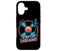 Vinyl Dreams Retro Record Player Music Aesthetic Case for iPhone 17