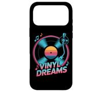 Vinyl Dreams Retro Record Player Music Aesthetic Case for iPhone 17 Pro Max