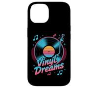 Vinyl Dreams Retro Record Player Music Lover Case for iPhone 14