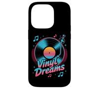 Vinyl Dreams Retro Record Player Music Lover Case for iPhone 14 Pro