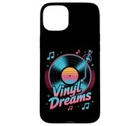 Vinyl Dreams Retro Record Player Music Lover Case for iPhone 15 Plus