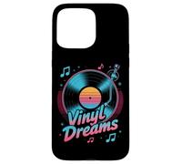 Vinyl Dreams Retro Record Player Music Lover Case for iPhone 15 Pro Max
