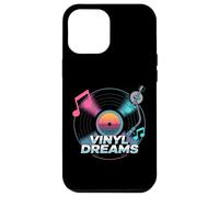 Vinyl Dreams Retro Record Player Sunset Music Case for iPhone 12 Pro Max