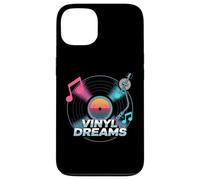 Vinyl Dreams Retro Record Player Sunset Music Case for iPhone 13