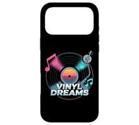 Vinyl Dreams Retro Record Player Sunset Music Case for iPhone 17 Pro Max