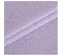Vinyl Faux Leather Fabric Cotton Back for Hand Crafts DIY Tooling Crafting Wallet Making Square 1.2mm Thick 54.3" Wide by The Yard(Lavender,1.38x4m)