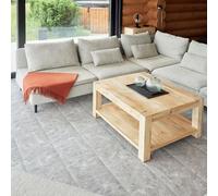 Vinyl Floor Tiles Self Adhesive - 10 Pack to Cover 10 sqf (0.9 sqm) | Each Sticker Tile Size 12x12In (30.5 x 30.5cm) - Peel and Stick Vinyl Floor Tiles | Light Grey Marble Effect
