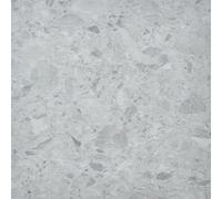 Vinyl Floor Tiles Self Adhesive - 30 Pack / 30sqf (2.79 sqm) Vinyl Peel And Stick Floor Tile - 12x12 inch (30.5x30.5cm) - Sticky Flooring For Kitchen, Living Room and Bathroom - Arctic Grey Terrazzo