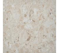 Vinyl Floor Tiles Self Adhesive - 50 Pack / 50sqf (4.65 sqm) - Peel And Stick Floor Tile 12x12 inch (30.5x30.5cm) - Sticky Vinyl Flooring For Kitchen, Living Room and Bathroom - Beige Desert Terrazzo
