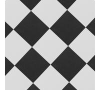 Vinyl Floor Tiles Self Adhesive Peel and Stick Floor Tiles, Checkerboard Vinyl Flooring 30 Pcs Novecrafto Multi One Size