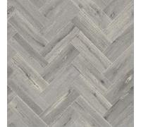 VINYL FLOORING UK 109M Mayfair Grey Wood Effect Anti-Slip Vinyl Flooring For Kitchen, Bathroom, 2.3mm Thick Foam Backed Vinyl Sheet-4m(13'1") X 3m(9'9")-12m²