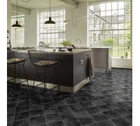 Vinyl Flooring UK Black Chequers Effect 2.0mm Vinyl Flooring Sheet | Size: 4000mm x 2000mm Vinyl Flooring UK Black 4000mm x 2000mm