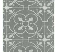 VINYL FLOORING UK Grey Modern Designer Effect Anti-Slip Vinyl Flooring for Kitchen, Bathroom, & Living Room, 2.0mm Thick Cushion Backed Vinyl Sheet, 5 Years Warranty 4 X 2 mt