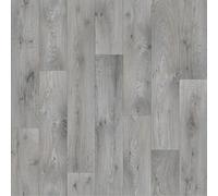 VINYL FLOORING UK Grey Non-Slip Wood Effect Vinyl Flooring Roll For Living Room, Dining Room, Hallways, 2.3mm Thick Vinyl Sheet, Waterproof Lino Flooring, 5 Years Warranty-4m(13'1") X 1m(3'3")-4m²