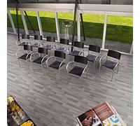 Vinyl Flooring UK Grey Wood Effect 2.8mm Cushion Backed Vinyl Flooring | Size: 2000mm x 3000mm Vinyl Flooring UK Grey 2000mm x 3000mm