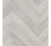 Light Grey Wood Effect Anti-Slip Vinyl Flooring For Livingroom, Kitchen, 2.8mm Thick Vinyl Sheet-2M(6'6") X 2M(6'6")-4M²