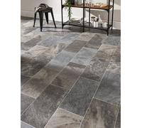 VINYL FLOORING UK Stone Effect Anti Slip Vinyl Flooring Roll Home Office Kitchen Bedroom Bathroom Lino Modern Design 2M 3M 4M Wide (3m(L) X 2m(W) (9'9"...