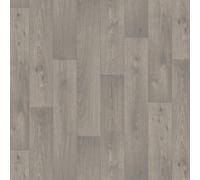 Vinyl Flooring Wood Oak Plank Effect Easy DIY Vinyl Flooring Roll | Non-Slip Easy Clean Waterproof Lino Vinyl Floor | Living Dining Room, Lounge, Hallway Flooring (Soft Grey, 3m x 3m)