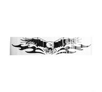 Vinyl For Eagle Graphic Emblem Sticker for Car Truck Hood and Body Transform Your Vehicle's Appearance (Black)
