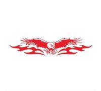 Vinyl For Eagle Graphic Emblem Sticker for Car Truck Hood and Body Transform Your Vehicle's Appearance (Red)