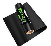 VINYL FROG Black Permanent Vinyl 12'' x 10ft Matte Adhesive Vinyl Roll