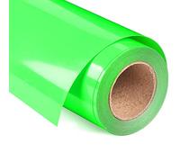 VINYL FROG Heat Transfer Vinyl Roll HTV Vinyl - 12" x12ft Neon Green Iron on Vinyl for T-Shirts, Heat Press Vinyl for DIY Craft Designs (Neon Green)