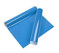 VINYL FROG Heat Transfer Vinyl Roll HTV Vinyl - 12" x5ft Blue Iron on Vinyl for T-Shirts, Heat Press Vinyl for DIY Craft Designs (Blue)