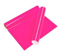 VINYL FROG Heat Transfer Vinyl Roll HTV Vinyl - 12" x5ft Hot Pink Iron on Vinyl for T-Shirts, Heat Press Vinyl for DIY Craft Designs (Hot Pink)