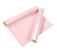 VINYL FROG Heat Transfer Vinyl Roll HTV Vinyl - 12" x5ft Pastel Pink Iron on Vinyl for T-Shirts, Heat Press Vinyl for DIY Craft Designs (Pastel Pink)