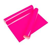 VINYL FROG Heat Transfer Vinyl Roll HTV Vinyl - 30.5x155cm Neon Rose Pink Iron on Vinyl for T-Shirts, Heat Press Vinyl for DIY Craft Designs